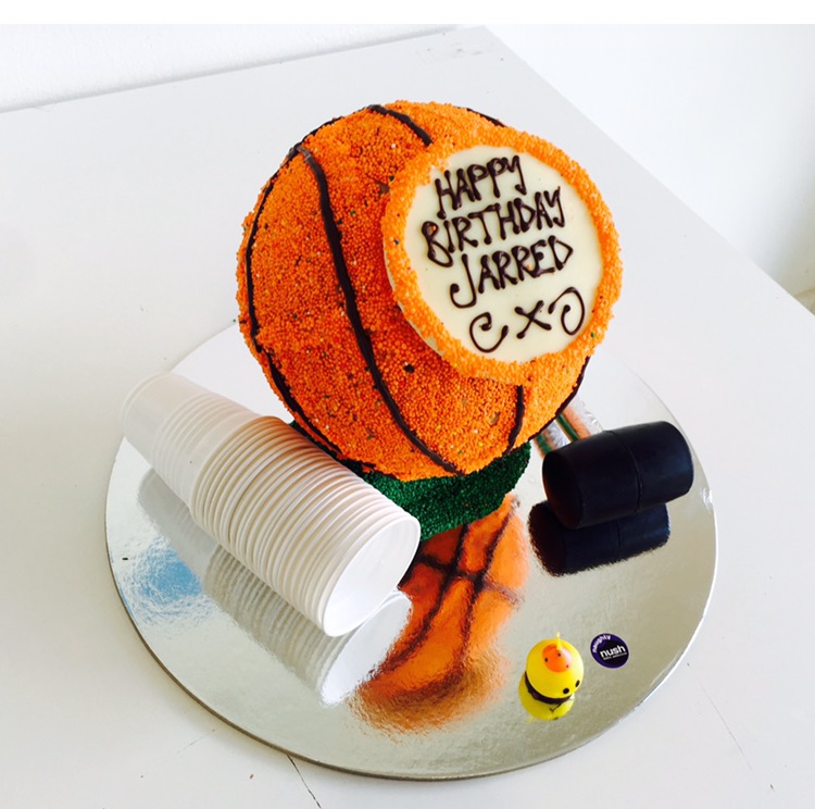 Basketball Smash Cake Naughty Nush Smash Cakes